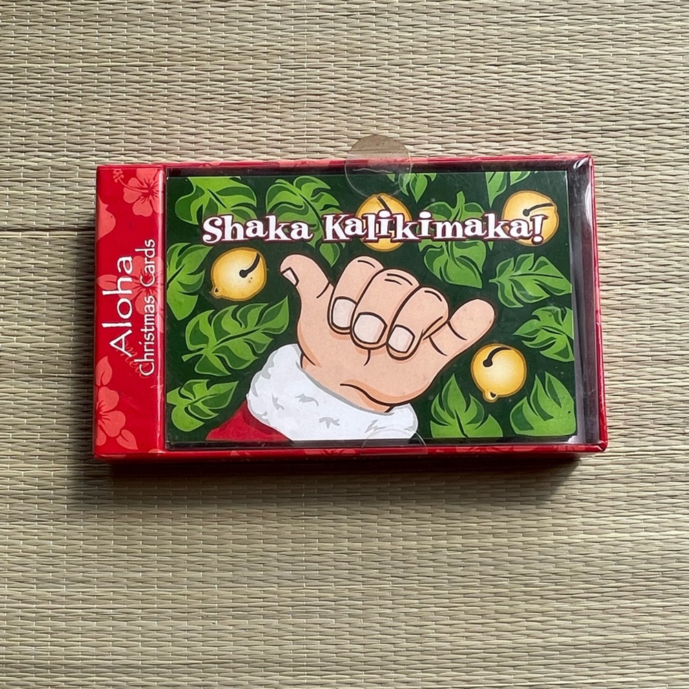 Shaka Kalikimaka Christmas cards Hawaii Aloha 10 pack